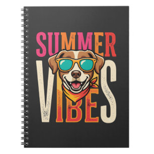 Carnet Lunettes de soleil pour chien Summer Vibes