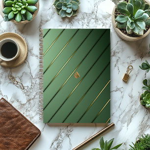 Carnet Luxueux Sage Green & Gold