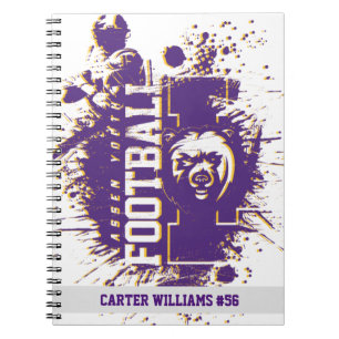 Carnet LYFL 13 Noteboo du logo de Lassen Grunge Purple