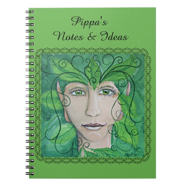 Carnet lymphatique en bois, Jotter, Bloc-notes (Devant)