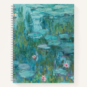 Carnet Lys à eau, Peinture à l'huile d'art, Claude Monet