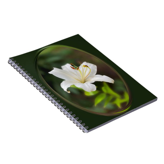 Carnet Lys blanc crépusculaire (Côté Droit)