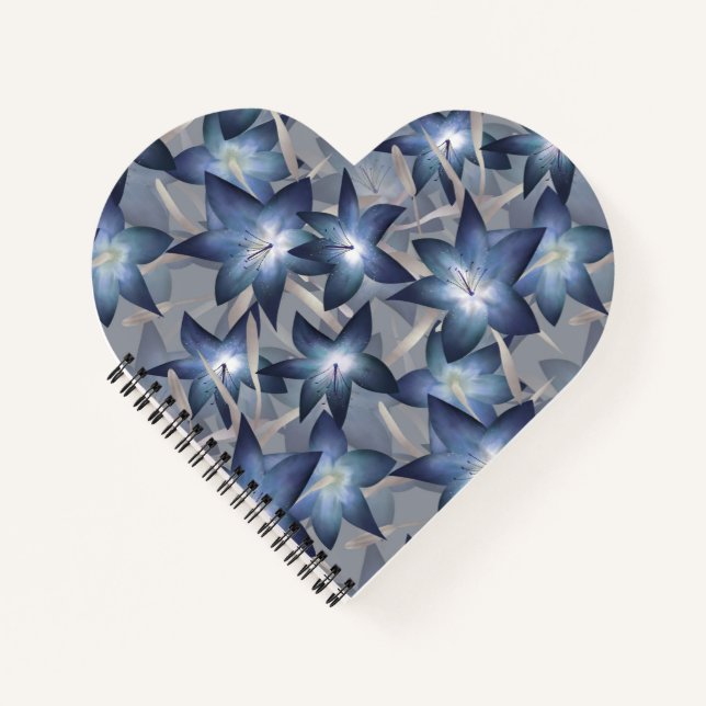 Carnet Lys bleus (Devant)