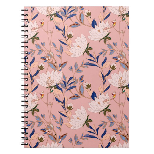 Carnet Lys crème Beige : Arrière - plan rose sans couleur (Devant)