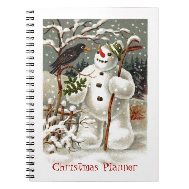 Carnet M. Bonhomme de neige et M. Corbeau (Devant)