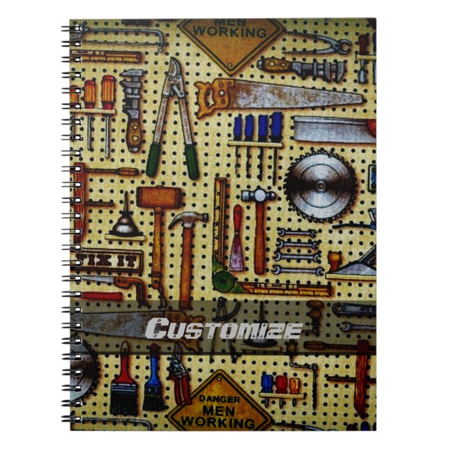 Carnet M. Fix It Handyman Tools (Devant)