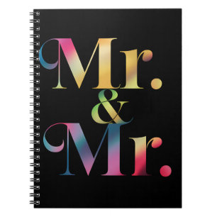 Carnet M. & M. Gay Enterrement de vie de garçon Mariage g