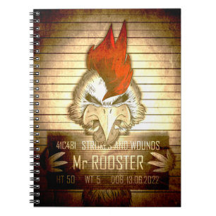 Carnet M. Rooster Vintage