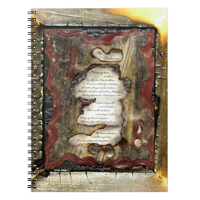 Carnet Ma confession (Devant)