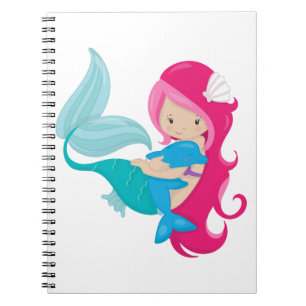Carnet Ma jolie sirène et dauphin