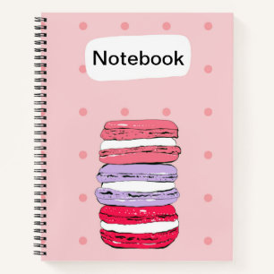 Carnet Macaron rose