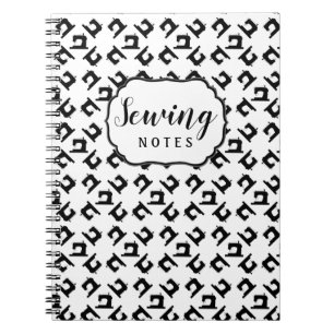 Carnet Machine à coudre Artisanat Motif Organisation