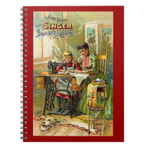 Carnet Machine à coudre de chanteur "de la première cru