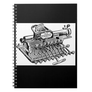 Carnet Machine à écrire vintage de no. 5 de