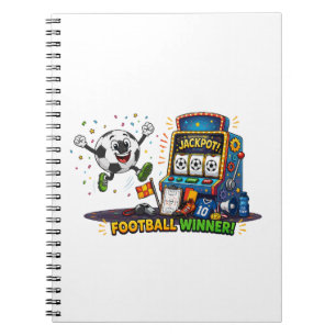 Carnet Machine à sous Jackpot Gagnant de Football Ballon