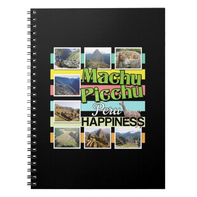 Carnet Machu Picchu Pérou Bonheur (Devant)
