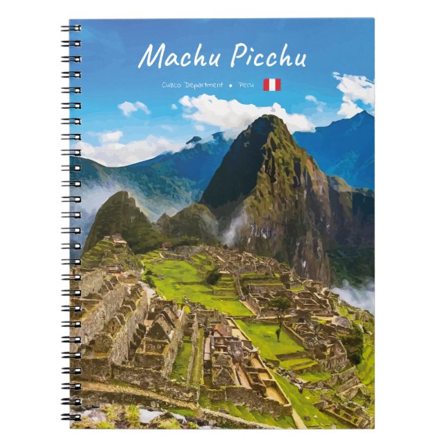 Carnet Machu Picchu, Pérou - Ruines de la citadelle inca (Devant)