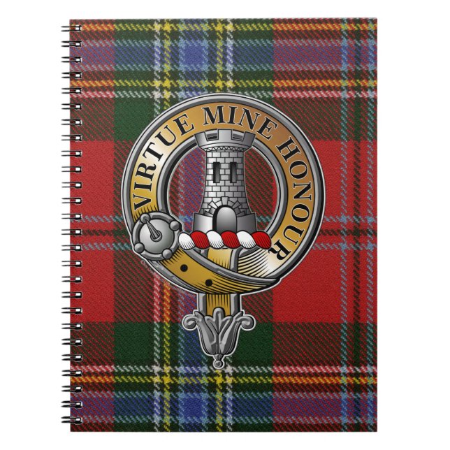 Carnet MacLean Tartan & Badge (Devant)