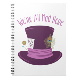 Carnet Mad Hatter Casquette