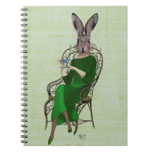 Carnet Madame Bella Rabbit Taking Tea 3