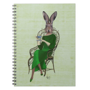 Carnet Madame Bella Rabbit Taking Tea 4