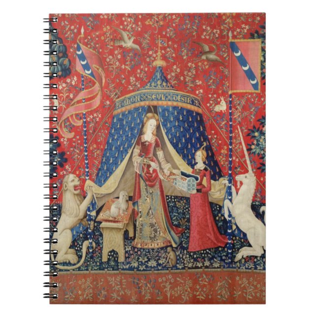 Carnet Madame et la licorne : 'À mon seulement desire (Devant)