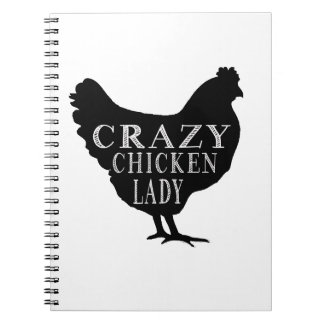 Carnet Madame folle mignonne de poulet