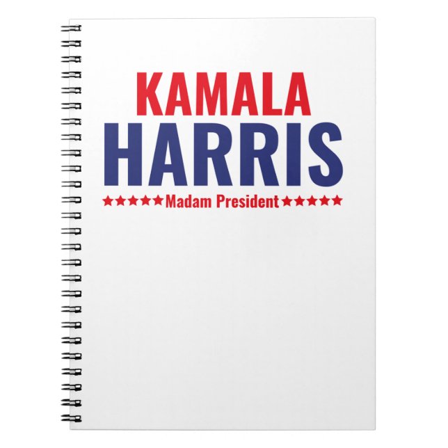 Carnet Madame la Présidente Kamala Harris (Devant)