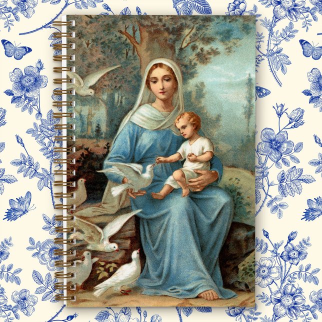 Carnet Madonna bleu français (Créateur téléchargé)