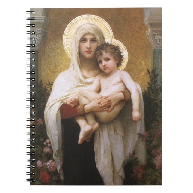 Carnet Madonna des Roses par Bouguereau (Devant)