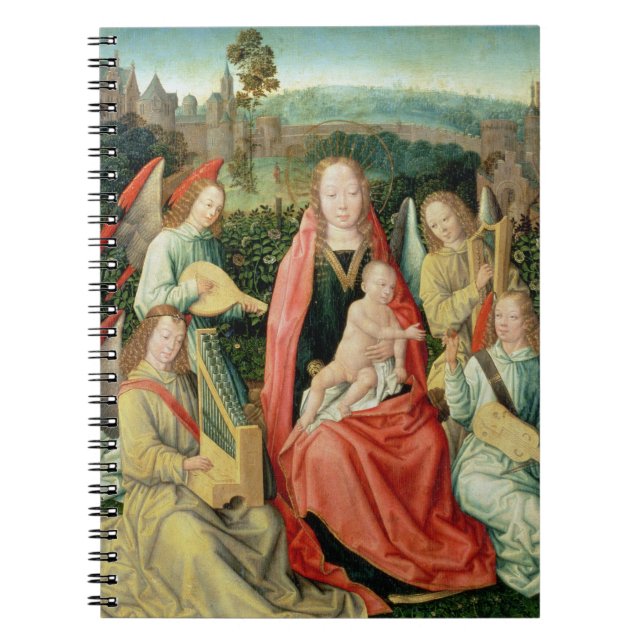 Carnet Madonna et enfant entourés par des anges (Devant)