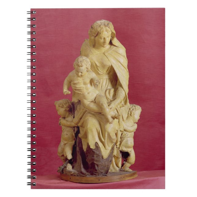 Carnet Madonna et enfant (papier-pierre) (Devant)