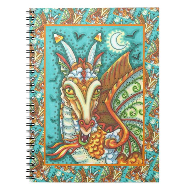 CARNET MAGIC CANDY CORN DRAGON, HALLOWEEN IMAGINAIRE BEAS (Devant)