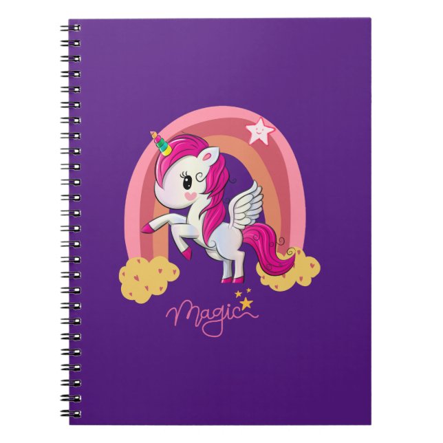 Carnet Magic Unicorn Fan Club (Devant)