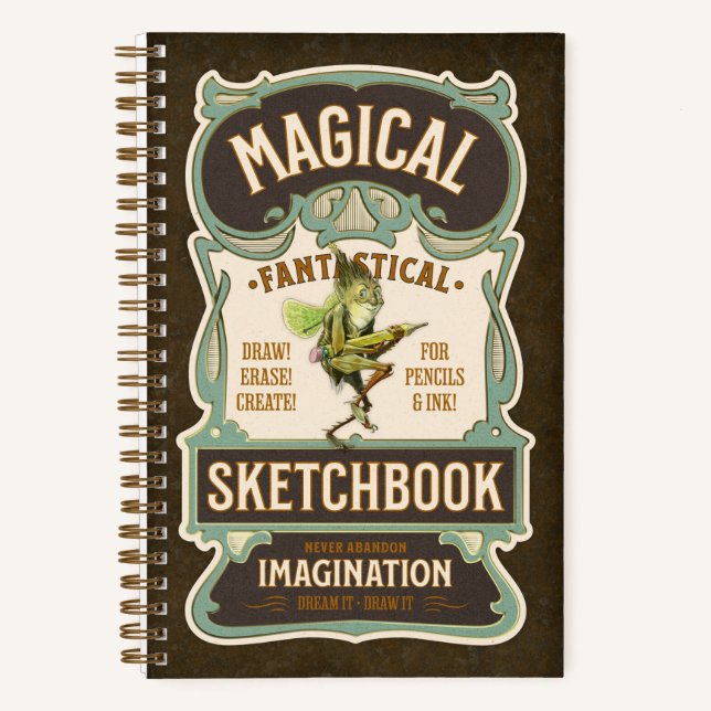 Carnet “Magical Fantastical Sketchbook” 5.5 x 8.5" (Recto)