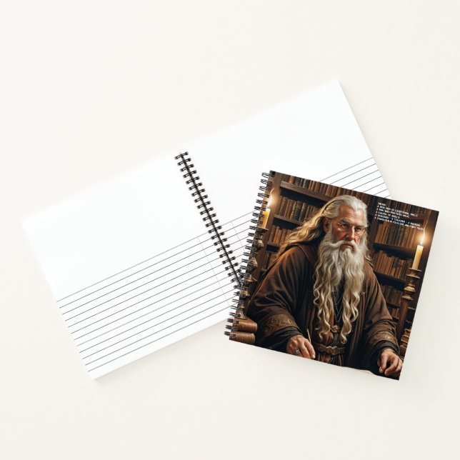 Carnet Magicien Relié (Intérieur)