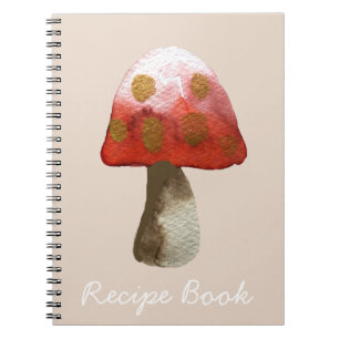 Carnet Magie de Toadstool de champignon rouge