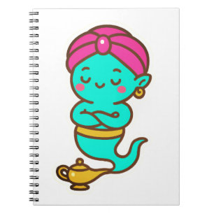 Carnet Magique Kawaii Djinn - Neon Spirit