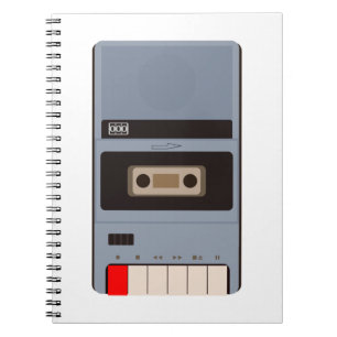 Carnet Magnétophone à cassettes