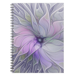 Carnet Magnifique beauté moderne abstraite fleur d'art fr