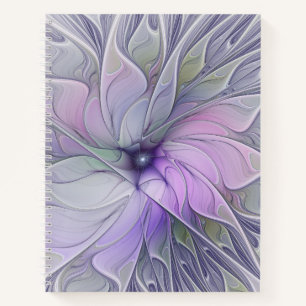 Carnet Magnifique beauté moderne abstraite fleur d'art fr
