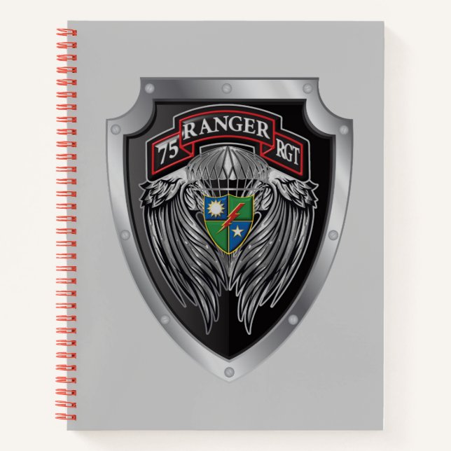 Carnet Magnifique défilé régimentaire du 75e Ranger (Devant)