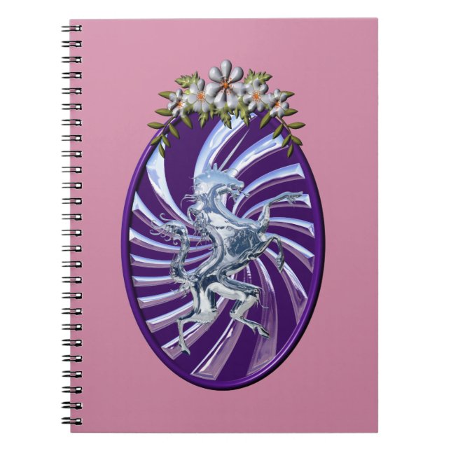 Carnet Magnifique licorne mythique (Devant)