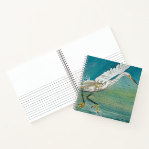 Carnet Magnifique Peinture d'Oiseaux sur la côte de l'Aig