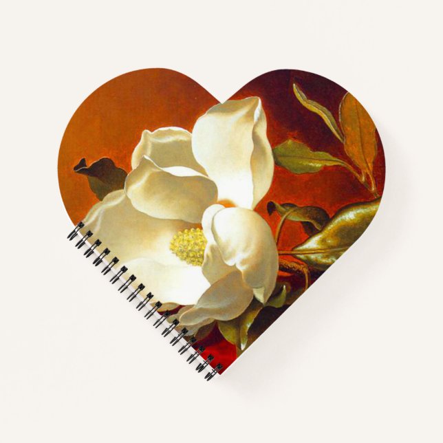 Carnet Magnolia sur Red Velvet Martin Johnson Heade (Devant)