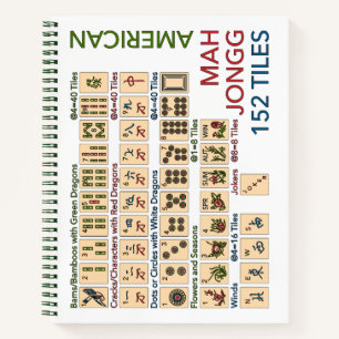 Carnet Mah Jongg Carreaux américains