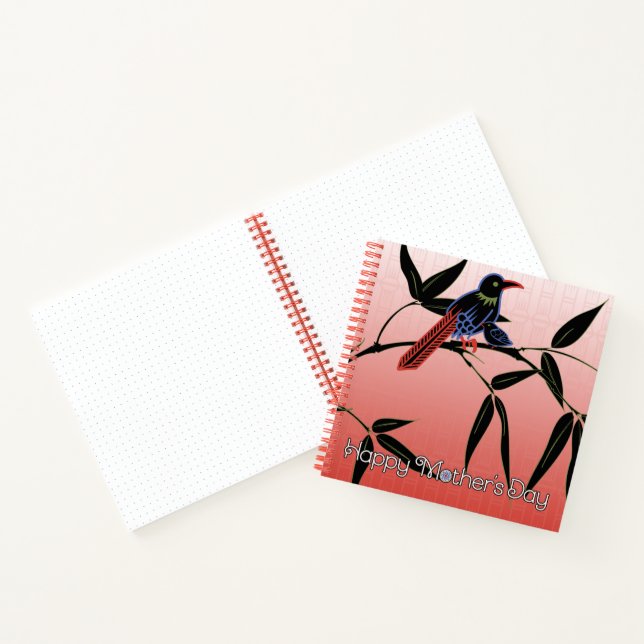 Carnet Mah Jongg Papier de la Fête des Mères (Intérieur)