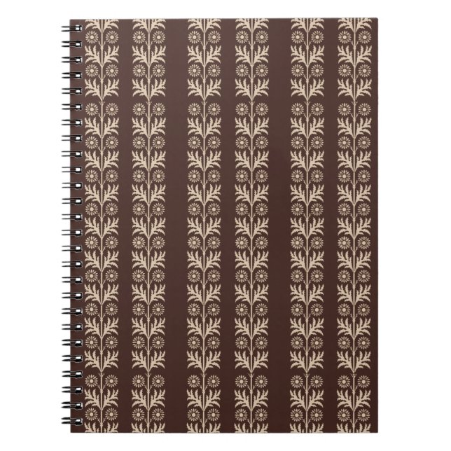 Carnet Mahogany Arts et artisanat Fruit Floral (Devant)
