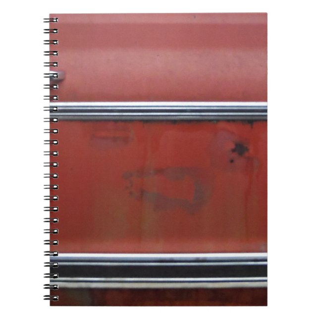 Carnet Maillot en argent rouge Chevy (Devant)