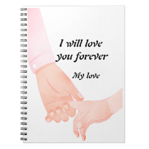 Carnet Main dans l'amour de la main Art - Parent & Enfant